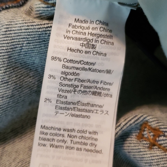 Madewell 10" High Rise Button Fly Skinny Raw Hem Women's Jeans Sz 22/24 - Picture 7 of 7